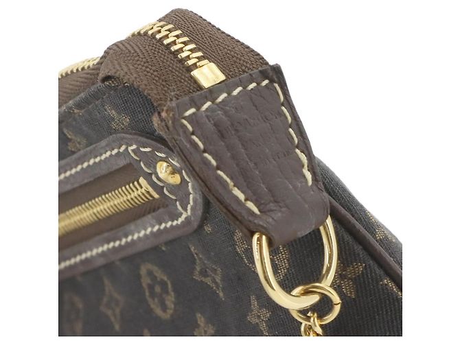 Louis Vuitton Monogram Mini Lin Pochette Handtasche Damier ebene - Ansicht 7