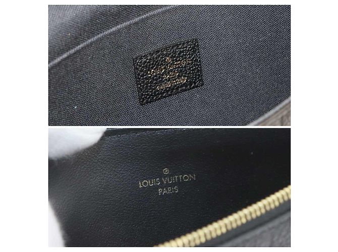 Louis Vuitton Monogram Empreinte Pochette Felicie Chain Wallet Nero - vista 9