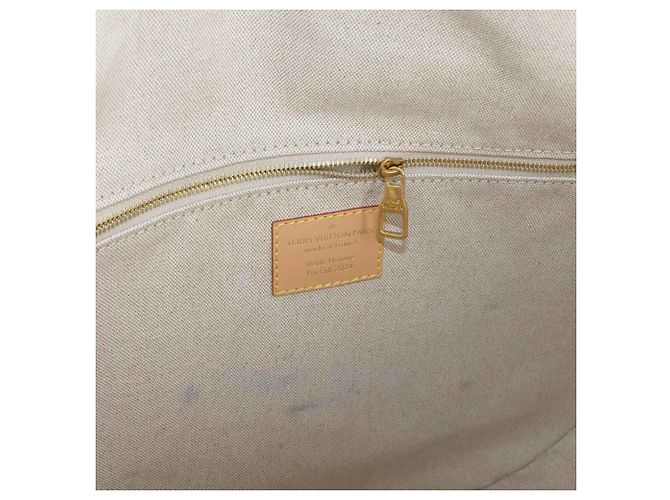 Bolso de hombro Louis Vuitton Montsouris MM Damier Denim Castaño Azul - vista 8