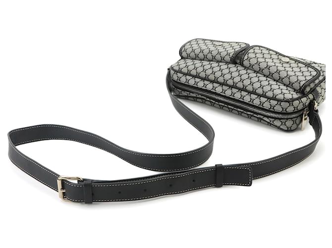 Céline Borsa a tracolla Celine Macadam Marrone Nero - vista 5