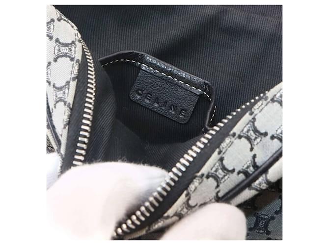 Céline Borsa a tracolla Celine Macadam Marrone Nero - vista 7
