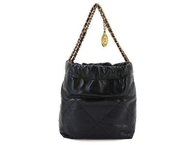 Borsa a mano 2-Way Chain Chanel 22 Mini Nero - vista 2