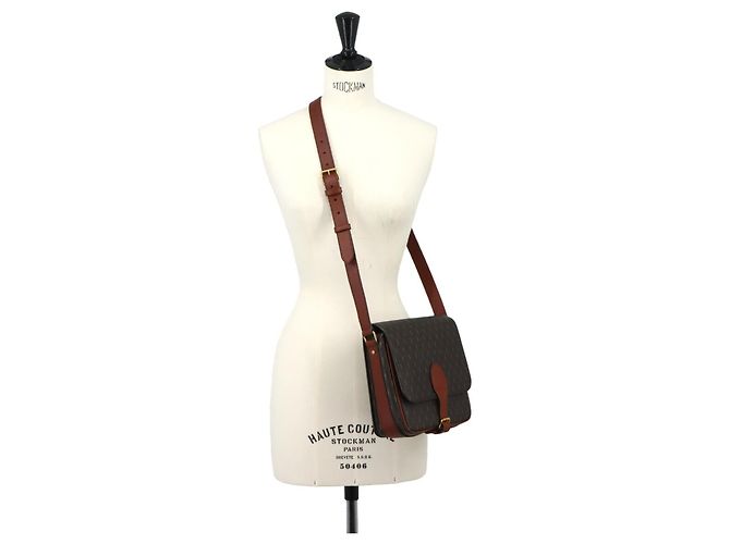 Borsa a mano e a tracolla Saint Laurent Le Monogram Medium Satchel Marrone - vista 10