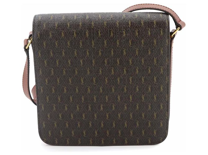 Borsa a mano e a tracolla Saint Laurent Le Monogram Medium Satchel Marrone - vista 2