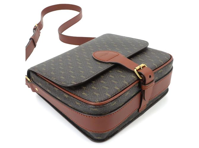 Borsa a mano e a tracolla Saint Laurent Le Monogram Medium Satchel Marrone - vista 4
