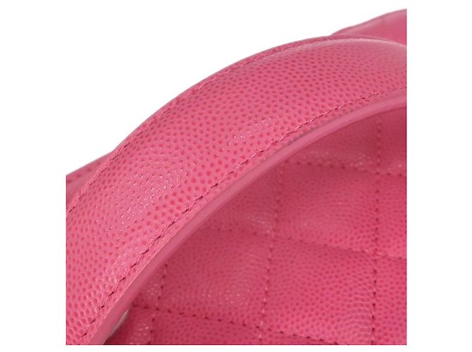 Beauty Case Chanel Vintage Timeless Caviar Large Rosa - vista 7
