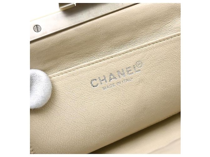 Chanel Chocolate Bar Frame Quilted Lambskin Small Nero - vista 4