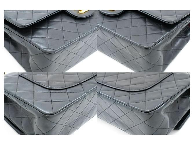 Chanel Classic Flap Lambskin Medium Nero - vista 6