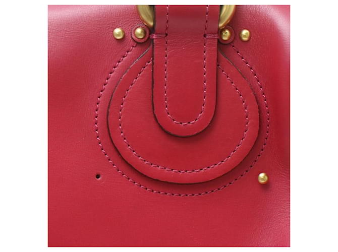 Chloé Chloe Paddington Lock Leather small Rot - Ansicht 6