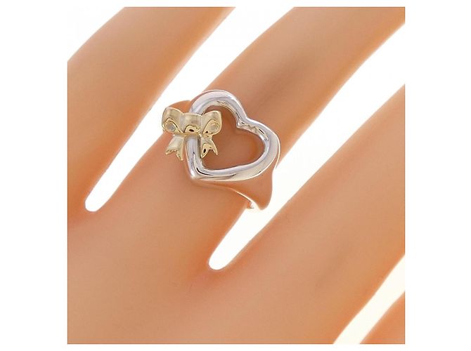 Anello a Fascia Tiffany & Co. 925 e Oro Giallo 18K - vista 5