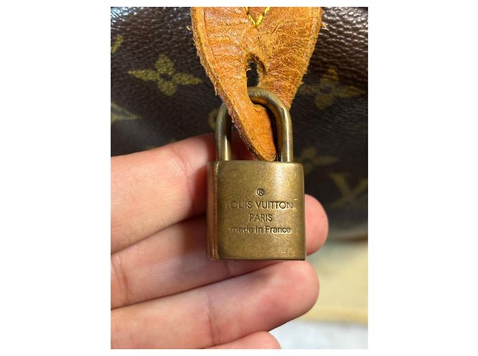 Louis Vuitton Speedy 35 Monogram Bag Brown - view 7