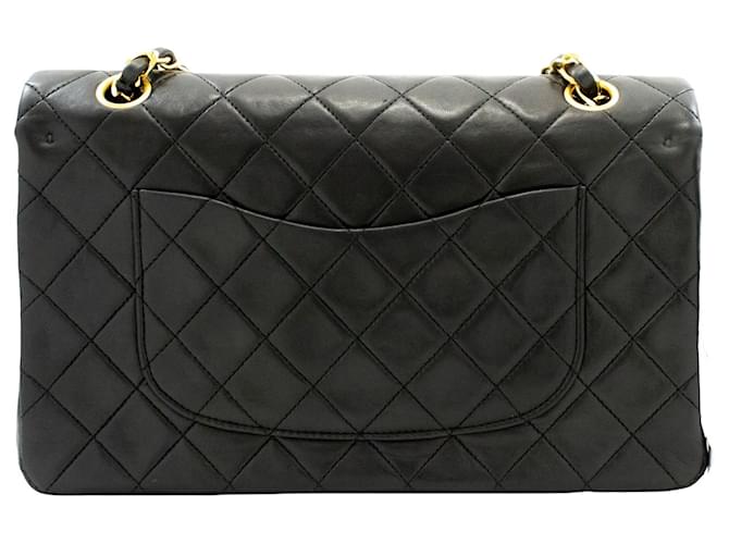 Chanel Classic Flap Lambskin Medium Nero - vista 2