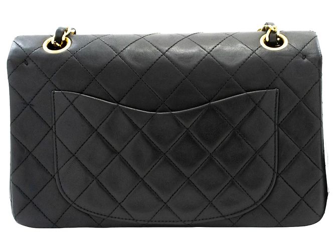 Chanel Classic Flap Lambskin Small Nero - vista 2