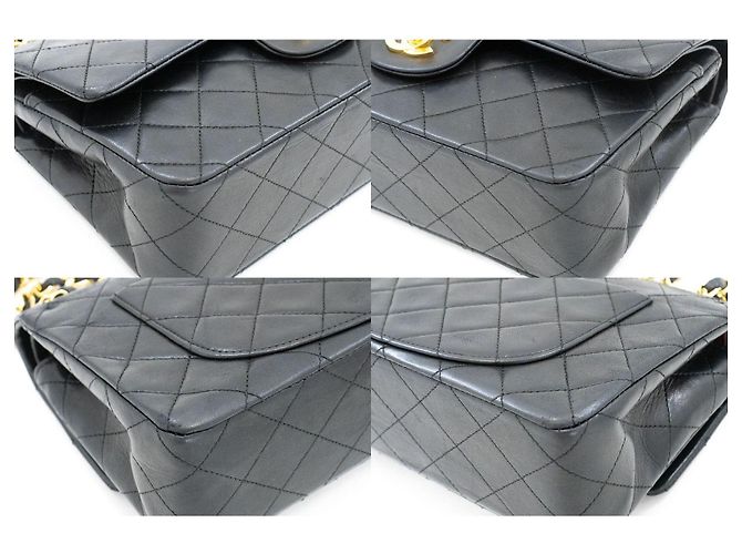 Chanel Classic Flap Lambskin Small Nero - vista 6