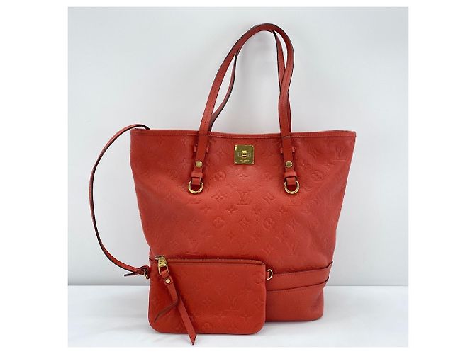 Borsa Tote Louis Vuitton Citadine PM in Arancione - vista 10