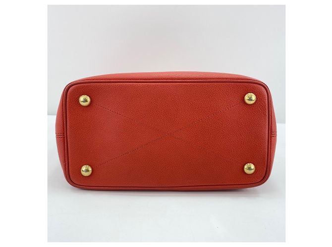 Borsa Tote Louis Vuitton Citadine PM in Arancione - vista 5
