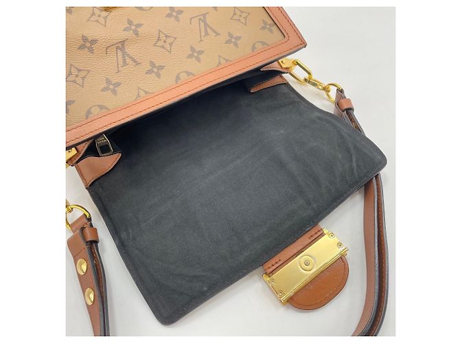 Louis Vuitton Dauphine MM Schultertasche Braun - Ansicht 10