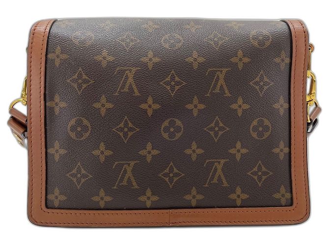 Louis Vuitton Dauphine MM Schultertasche Braun - Ansicht 2