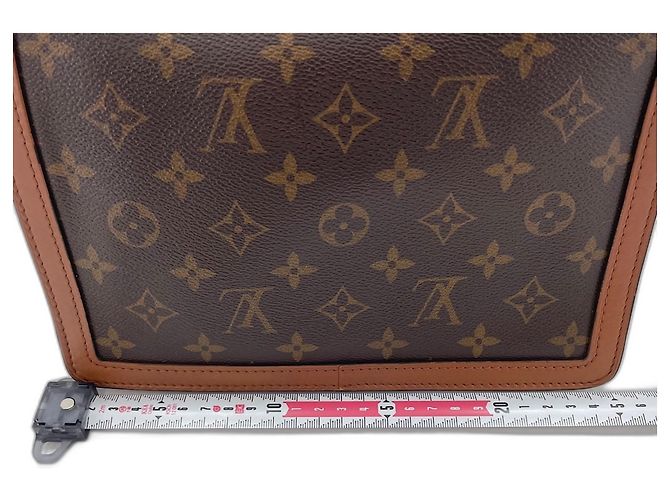 Louis Vuitton Dauphine MM Schultertasche Braun - Ansicht 3