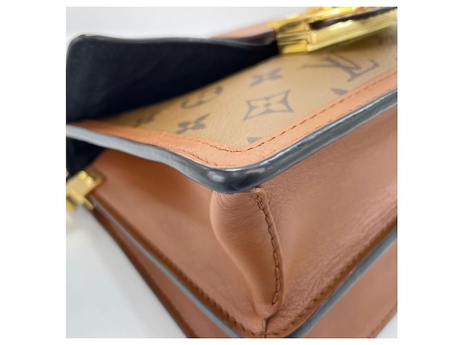 Louis Vuitton Dauphine MM Schultertasche Braun - Ansicht 7