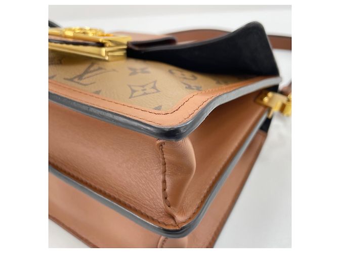 Louis Vuitton Dauphine MM Schultertasche Braun - Ansicht 8