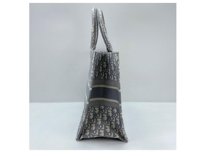 Borsa Book Tote Christian Dior in White Bianco - vista 3