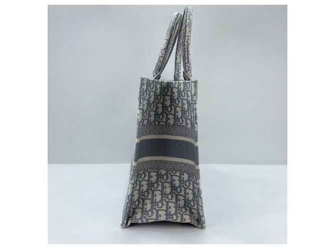 Borsa Book Tote Christian Dior in White Bianco - vista 4