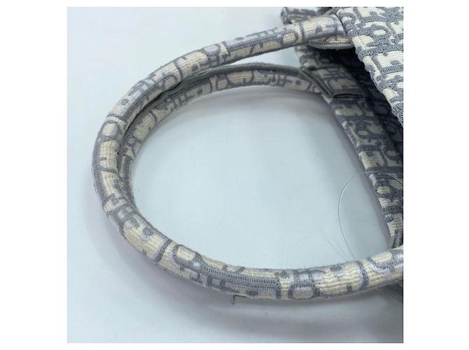 Borsa Book Tote Christian Dior in White Bianco - vista 9