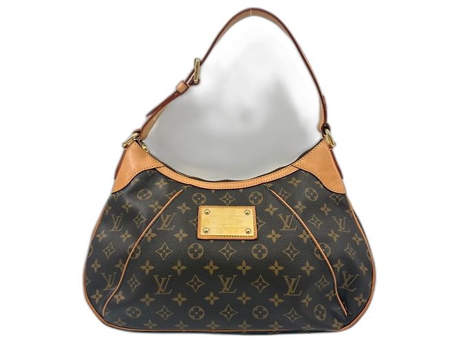 Borsa Louis Vuitton Thames GM Marrone - vista 2