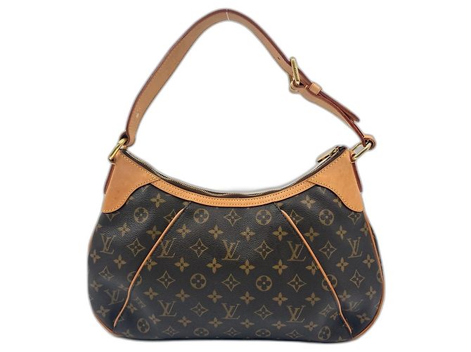 Borsa Louis Vuitton Thames GM Marrone - vista 3
