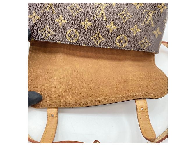 Borsa a tracolla Louis Vuitton Pochette Marelle Marrone - vista 10