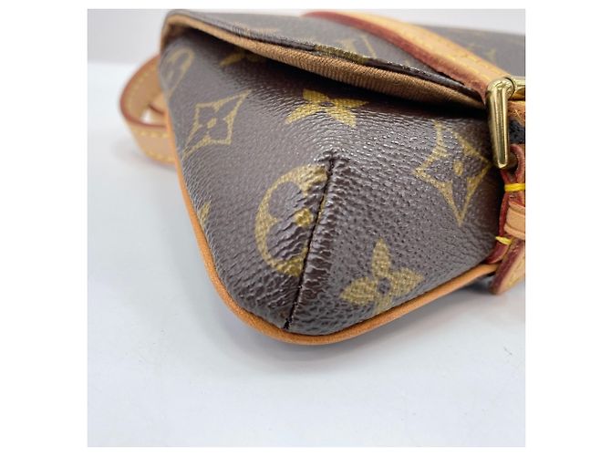 Borsa a tracolla Louis Vuitton Pochette Marelle Marrone - vista 6