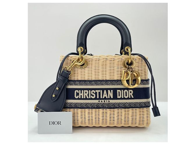 Borsa a mano e a tracolla Christian Dior Lady - Beige - vista 12