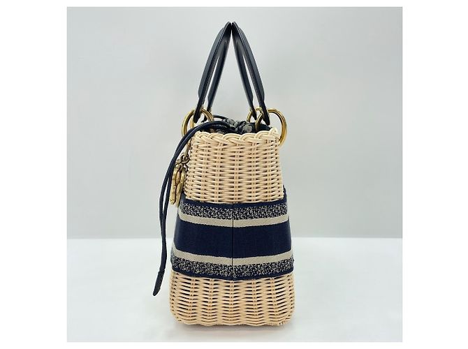 Borsa a mano e a tracolla Christian Dior Lady - Beige - vista 3