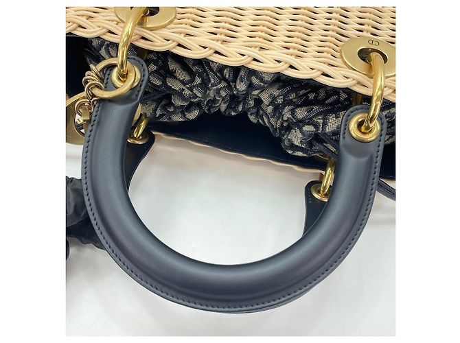 Borsa a mano e a tracolla Christian Dior Lady - Beige - vista 8