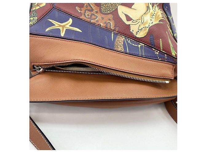 Borsa a Tracolla LOEWE Puzzle Bag Marrone - vista 11