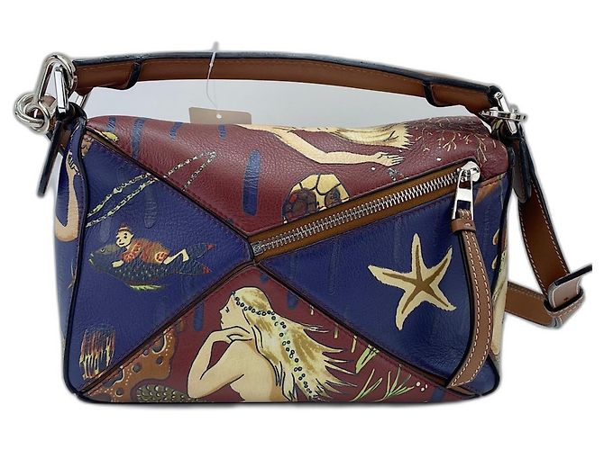 Borsa a Tracolla LOEWE Puzzle Bag Marrone - vista 2