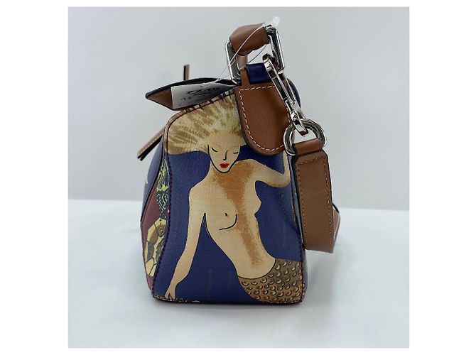 Borsa a Tracolla LOEWE Puzzle Bag Marrone - vista 3