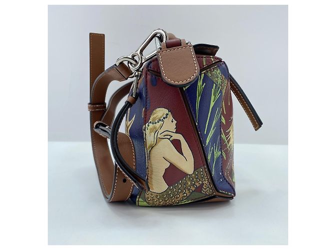Borsa a Tracolla LOEWE Puzzle Bag Marrone - vista 4