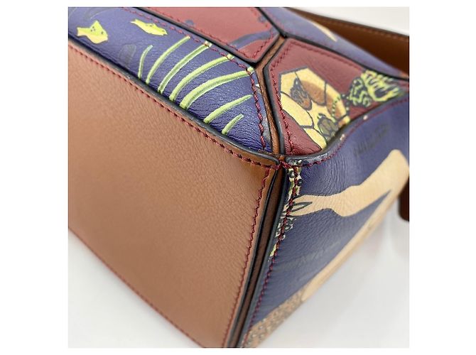 Borsa a Tracolla LOEWE Puzzle Bag Marrone - vista 7