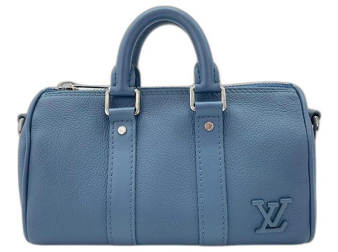 Borsa a mano Louis Vuitton Keepall XS Blu navy - vista 2