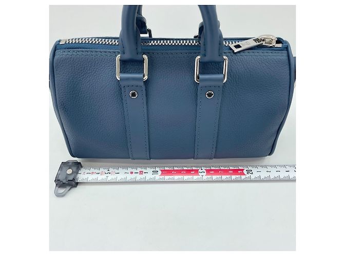 Borsa a mano Louis Vuitton Keepall XS Blu navy - vista 4
