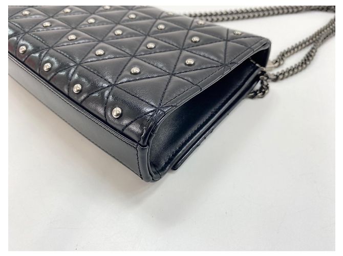 Borsa a tracolla nera Yves Saint Laurent Nero - vista 8