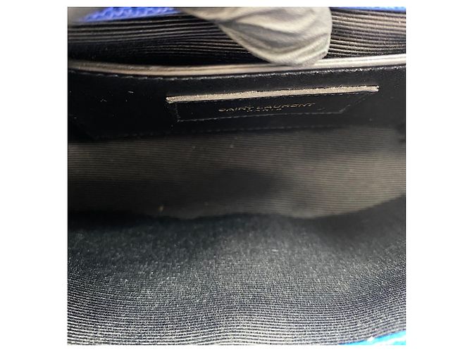 Borsa a tracolla Yves Saint Laurent Kate Blu - vista 10