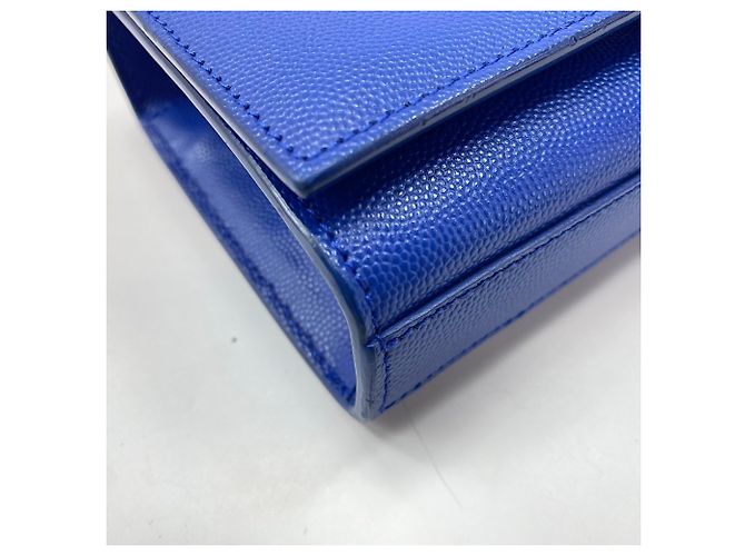 Borsa a tracolla Yves Saint Laurent Kate Blu - vista 6