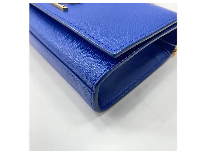 Borsa a tracolla Yves Saint Laurent Kate Blu - vista 7