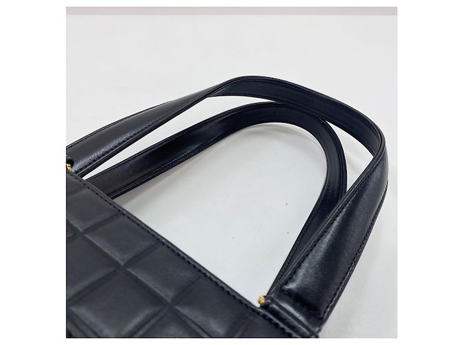 Borsa Tote CHANEL Chocolate Bar Nero - vista 11