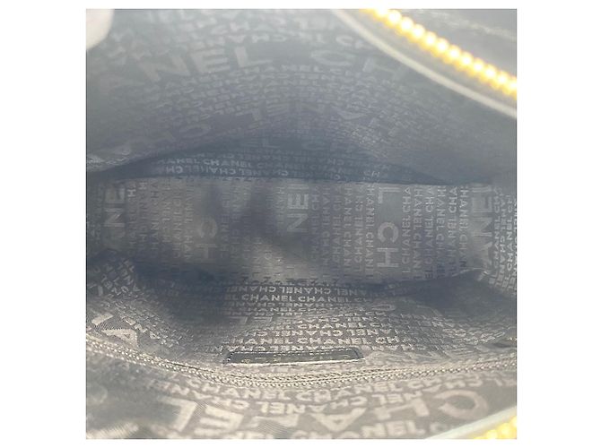 Borsa Tote CHANEL Chocolate Bar Nero - vista 12