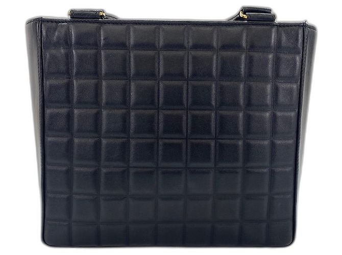 Borsa Tote CHANEL Chocolate Bar Nero - vista 3