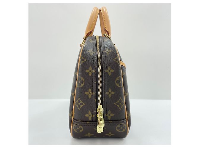 Borsa Louis Vuitton Trouville Marrone - vista 3